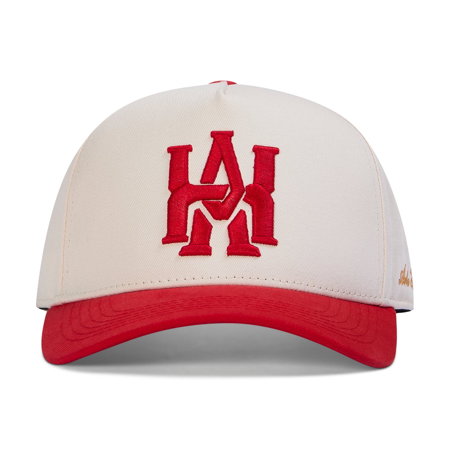 Monogram Cap | Cream & Red